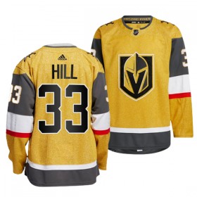 Vegas Golden Knights Hockeydrakt Adin Hill 33 Gold Adidas Authentic - Herre